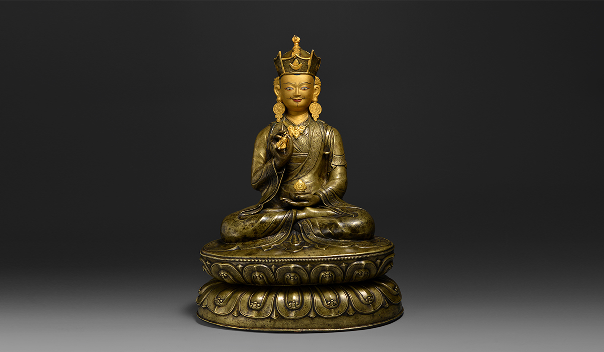 十五世纪木斯塘风格莲花生大师像