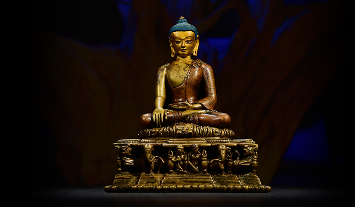 十二至十三世纪  帕拉风格双色铜